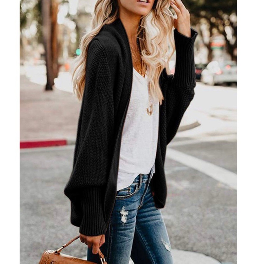 ✦NWT Oversized Black Cardigan✦